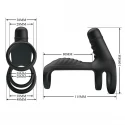 Nakładka PRETTY LOVE – VIBRATING PENIS SLING