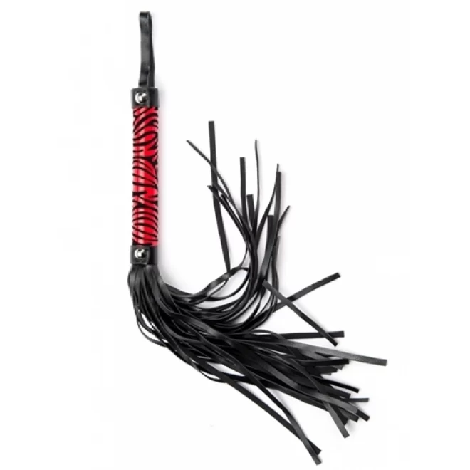 Red Small Leopard Flogger