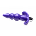 Bubbly Vibrating Anal Plug With Ribbing