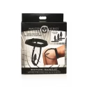 Bum-tastic trainer set silicone 3 piece anal plug set with harness