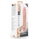 DR. SKIN SILICONE DR. RICHARD 9 INCH VIBRATING DILDO BROWN