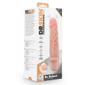 DR. SKIN SILICONE DR. ROBERT 7 INCH VIBRATING DILDO BROWN