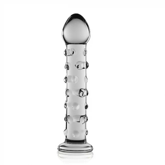 Dildo dzklane 7" Glass Romance