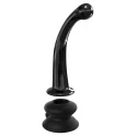Szklane dildo z przyssawką Icicles No. 87