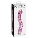 Zagięte, szklane dildo Icicles No.55