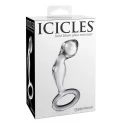 Szklane dildo analne Icicles No.46 (2 kolory)
