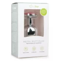 Korek analny z kryształkiem Metal Butt Plug