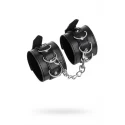 Anonymo handcuffs, PU leather, black