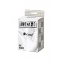 Anonymo gag, ABS plastic, black, 64 cm