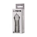 A-TOYS, Penis Sleeve, TPR, Transparent, 14.7 cm