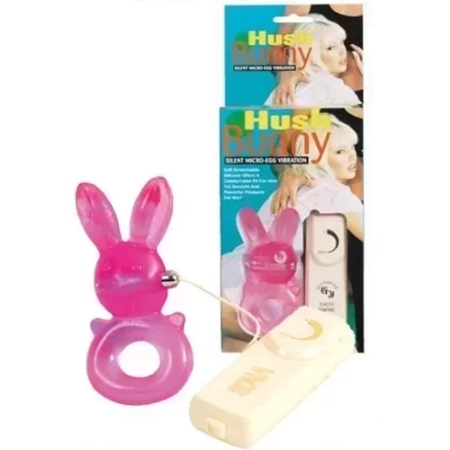 Pierścień z wibracjami Hush Bunny Pink
