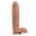 AU NATUREL HUGE 10" DILDO MOCHA