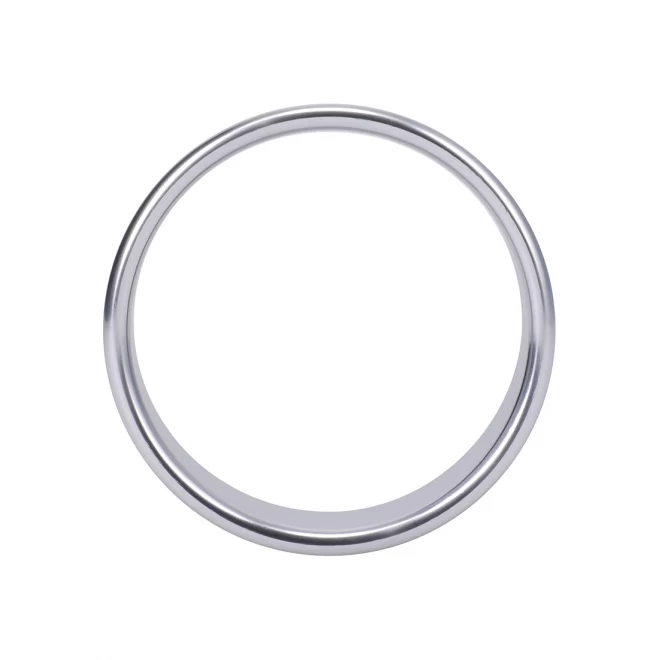 Brushed alloy - cockring - extra large