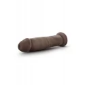 DR. SKIN PLUS 9 INCH POSABLE THICK DILDO CHOCOLATE