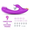Wibrator ze stymulacją łechtaczki Air Pulse Amant pink