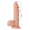 Realistyczne dildo z przyssawką Beautiful Bahamut
