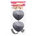 Nasutniki w kształcie serca z frędzlami Reusable Glitter Heart Tassel Nipple Pasties