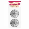 Nasutniki pajęczyna Reusable Spider Glittering Sexy Nipple Pasties