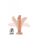 DR. SKIN PLUS 6 INCH POSABLE DILDO CHOCOLATE