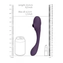 Double ended pulse wave air-wave bendable vibrator