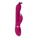 Triple action vibrating rabbit with pulsewave shaft