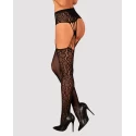 Rajstopy z otwartym krokiem Garter Stockings S821