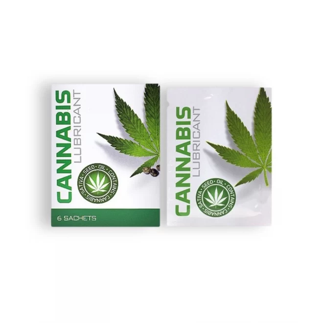 Żel nawilżający w saszetkach Cannabis Lubricant 6 x 4 ml