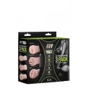 M FOR MEN 3PACK VIBRATING STROKER KIT