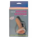 Nakładka na członka z paskami Hollow Extender For Men