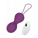 Kulki-Vibrating Silicone Kegel Balls USB 10 Function / Remote control -Black