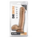 DR. SKIN DR. MARK 7 INCH DILDO WITH BALLS BEIGE