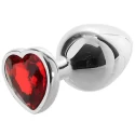 HEARTBREAKER METAL BUTT PLUG MEDIUM