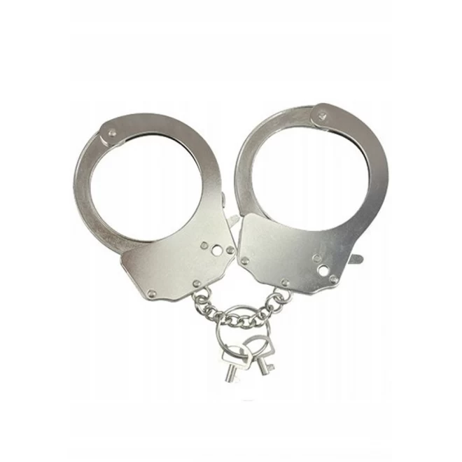 Śmieszna zabawka-kadank- Metallic Handcuffs