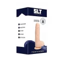 Dildo z przyssawką Self lubrication 7 inch dong