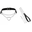 Passion Labs Silver Chain Deluxe Collar and Leash