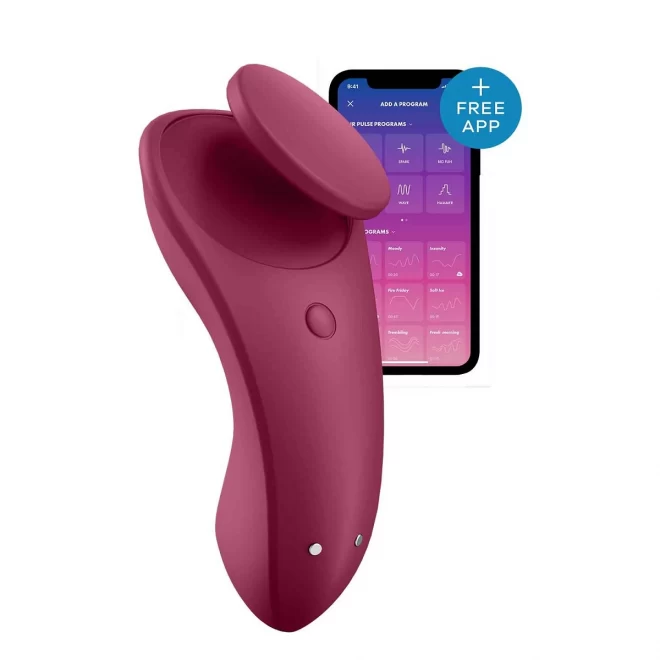 Dyskretny wibrator do bielizny sterowany aplikacją Satisfyer Sexy Secret