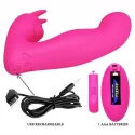 Wibrator do punktu G i łechtaczki z pilotem Josephine G-spot Massager