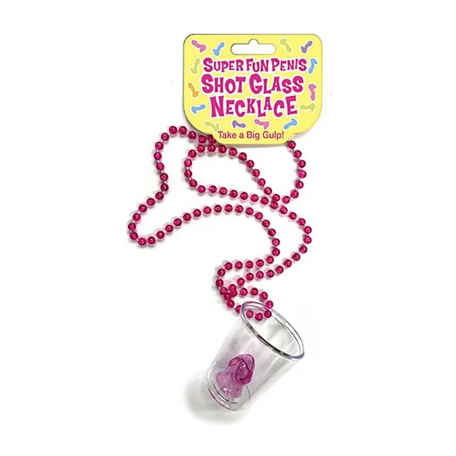 Super fun penis shot glass necklace