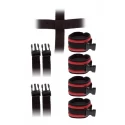 GP CROSSED STRAP RESTRAINTS WITH CUFFS