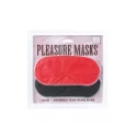 Maski na oczy Pleasure masks - red & black