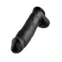 Realistyczne dildo z jądrami i przyssawką 30 cm