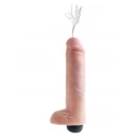 Dildo z wytryskiem King Cock 10''