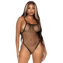Body Fishnet side boob teddy