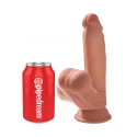 Realistyczne dildo 3D Cock Swinging Balls 7 Inch