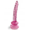 Szklane dildo z przyssawką Icicles No.86