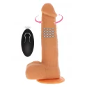 Dildo z funkcją rotacji Rotating Beads Vibrating Dildo