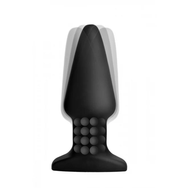 Korek analny z wirowaniem ina pilot - Gyro-R Vibrating Rimming Prostate Plug With Remote Control