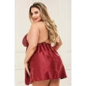 SEXY LACE BABYDOLL SET BLACK, Q