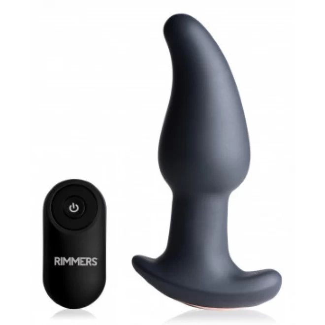 Korek analny w wibracjami - Vibrating Rimming Prostate Plug With Remote Control