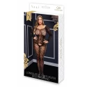 LONGSLEEVE CROTCHLESS BODYSTOCKING, XL